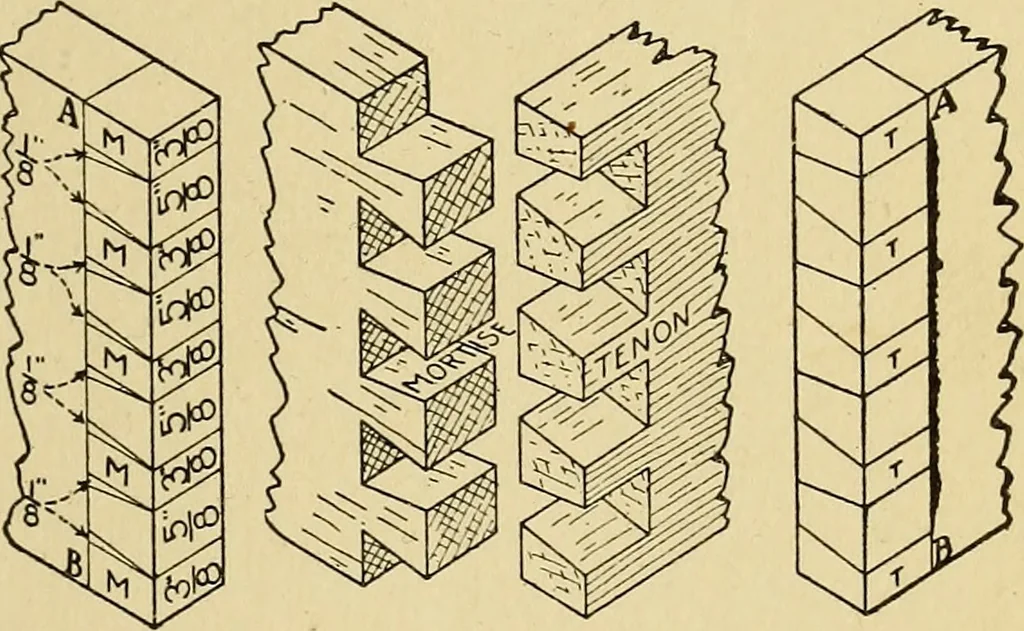 An illustration from Handicraft for handy boys; practical plans for work and play, with many ideas for earning money, 1911, leaf 102