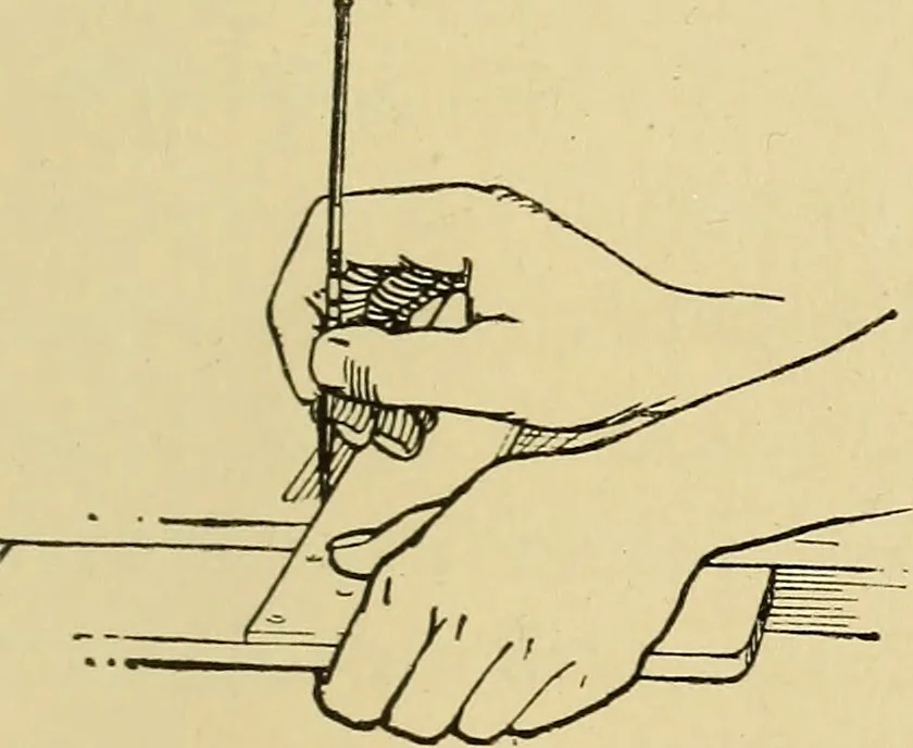 An illustration from Handicraft for handy boys; practical plans for work and play, with many ideas for earning money, 1911, leaf 130