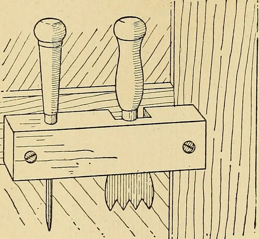 An illustration from Handicraft for handy boys; practical plans for work and play, with many ideas for earning money, 1911, leaf 191