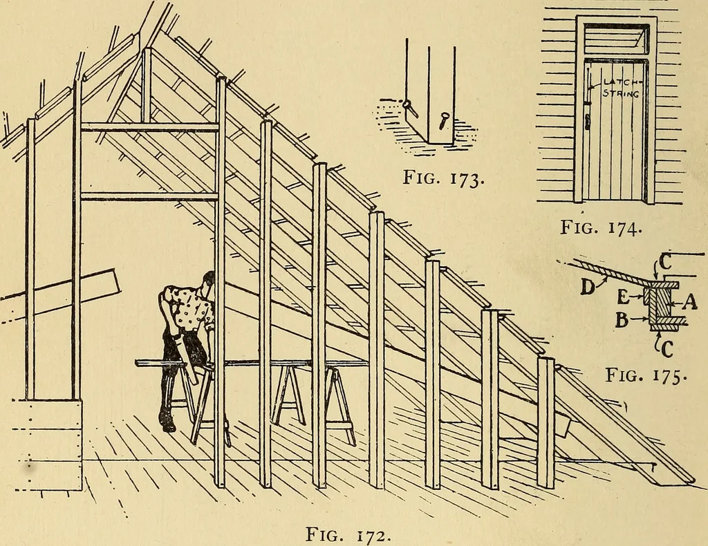 An illustration from Handicraft for handy boys; practical plans for work and play, with many ideas for earning money, 1911, leaf 195