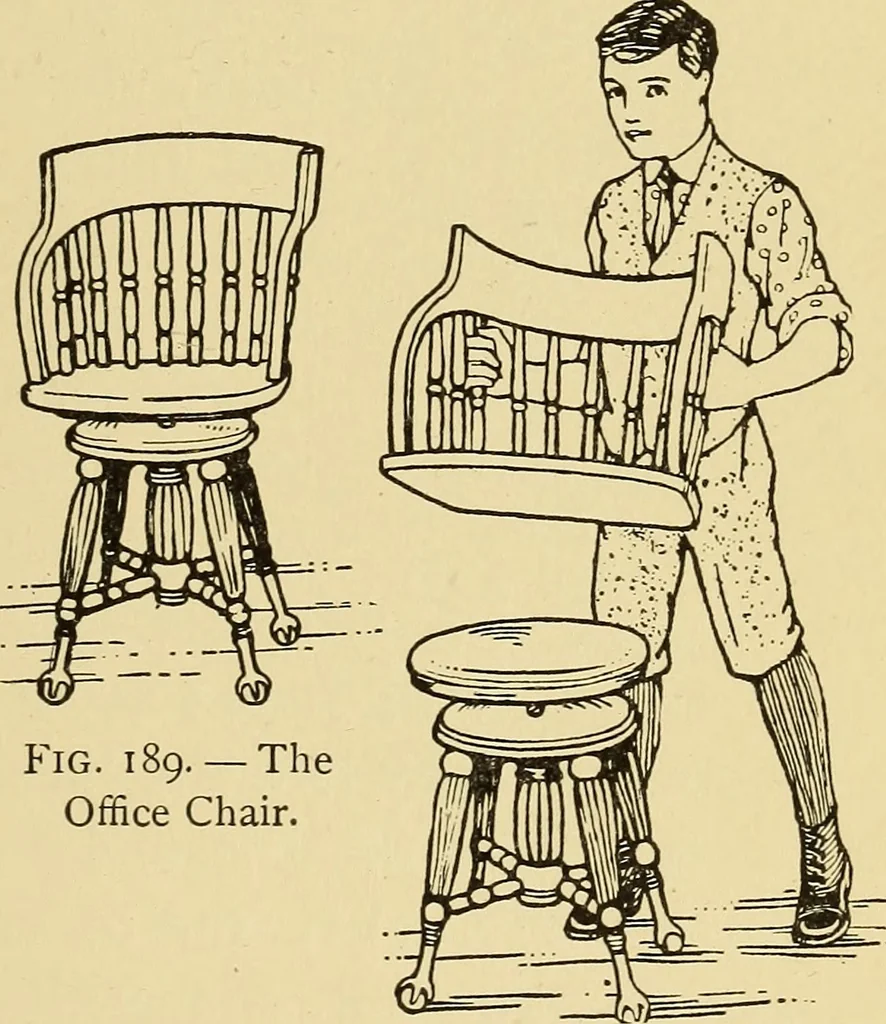 An illustration from Handicraft for handy boys; practical plans for work and play, with many ideas for earning money, 1911, leaf 206