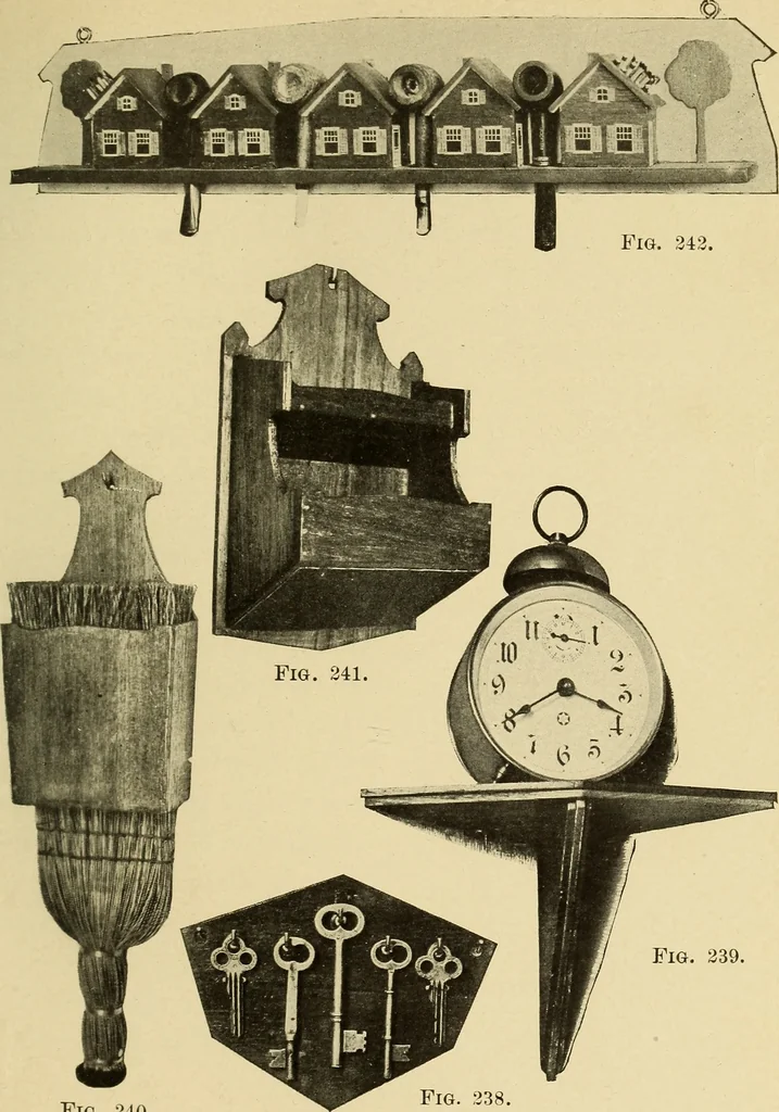An illustration from Handicraft for handy boys; practical plans for work and play, with many ideas for earning money, 1911, leaf 234