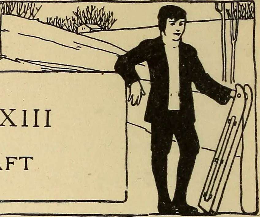 An illustration from Handicraft for handy boys; practical plans for work and play, with many ideas for earning money, 1911, leaf 259