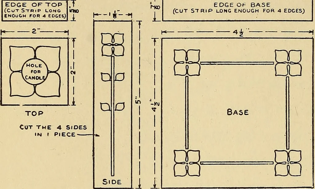 An illustration from Handicraft for handy boys; practical plans for work and play, with many ideas for earning money, 1911, leaf 269