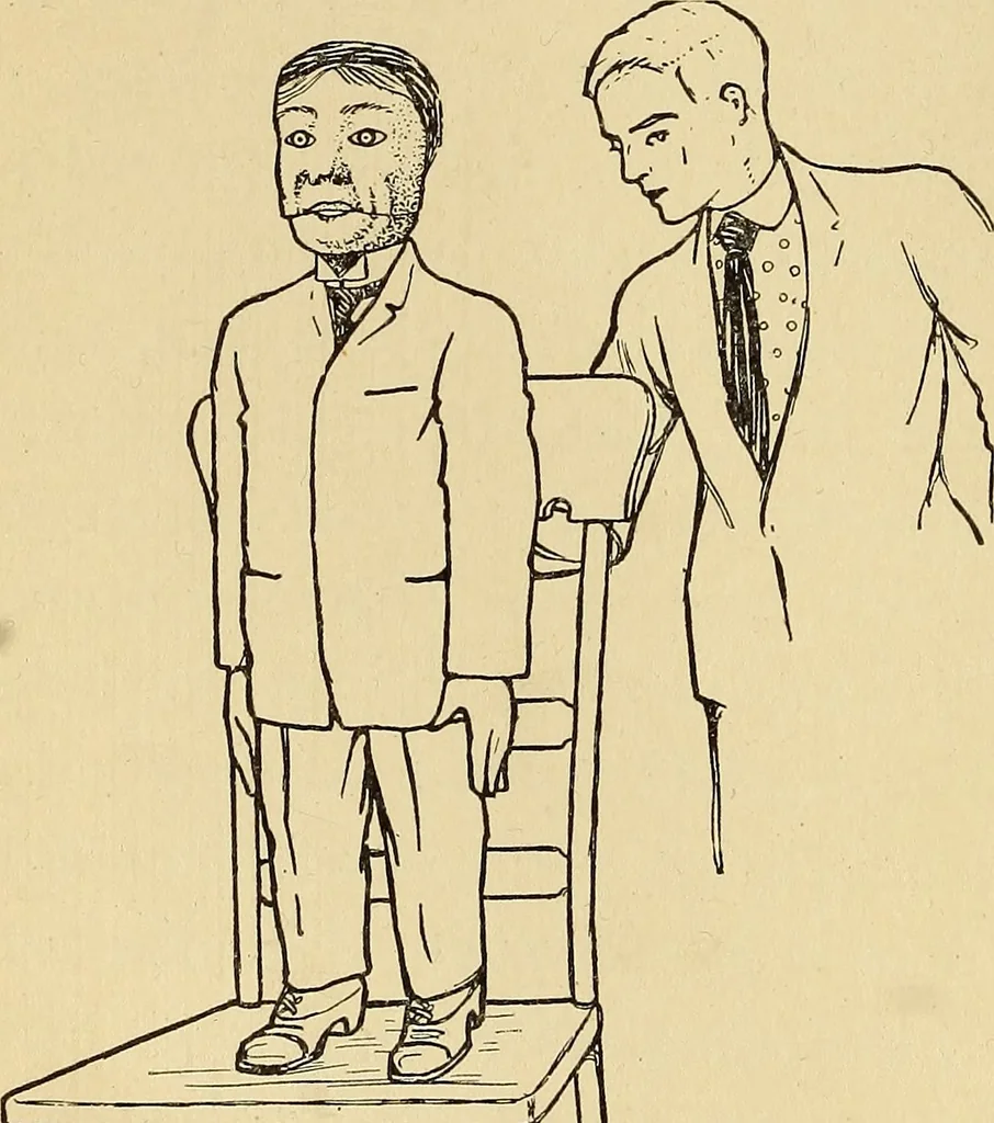 An illustration from Handicraft for handy boys; practical plans for work and play, with many ideas for earning money, 1911, leaf 317