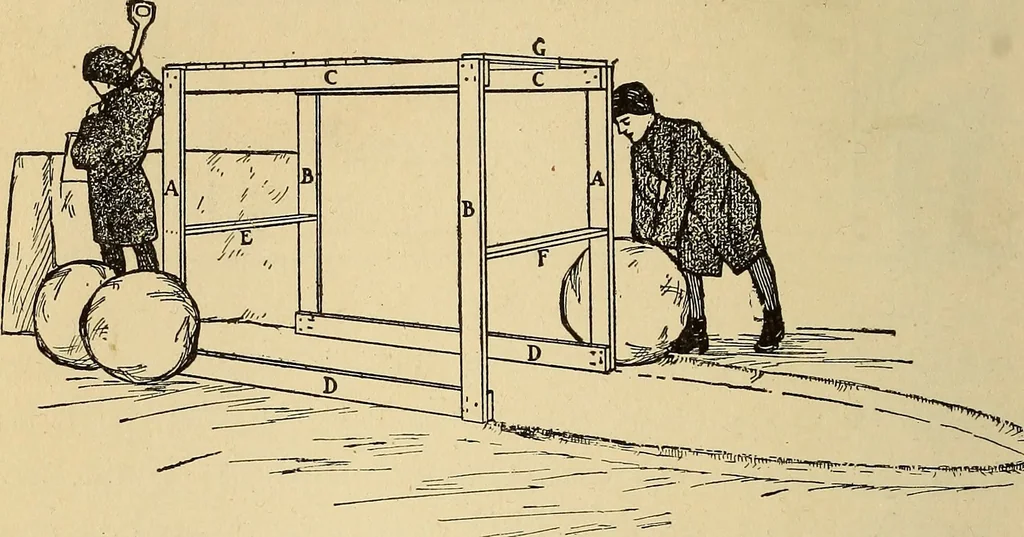 An illustration from Handicraft for handy boys; practical plans for work and play, with many ideas for earning money, 1911, leaf 333