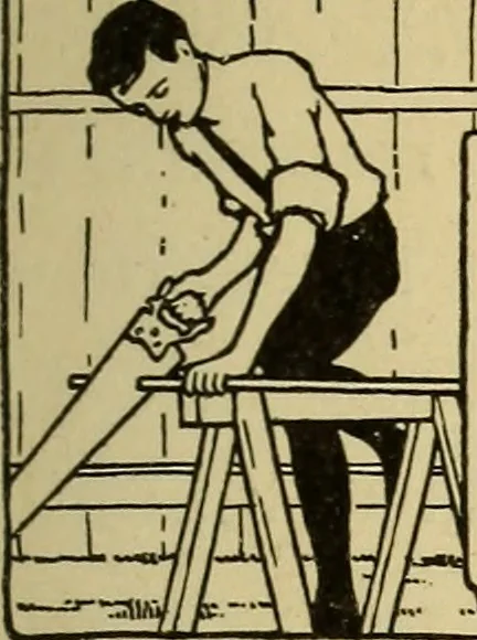 An illustration from Handicraft for handy boys; practical plans for work and play, with many ideas for earning money, 1911, leaf 358