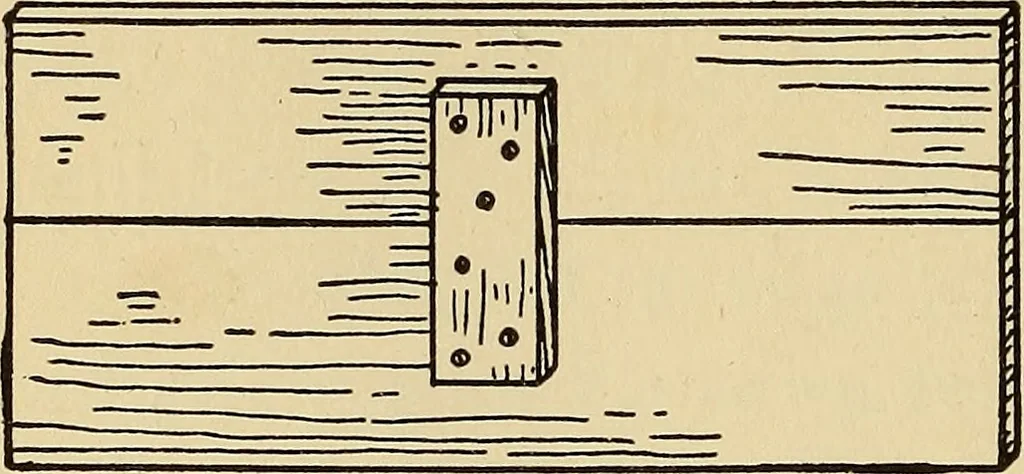 An illustration from Handicraft for handy boys; practical plans for work and play, with many ideas for earning money, 1911, leaf 421