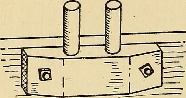 An illustration from Handicraft for handy boys; practical plans for work and play, with many ideas for earning money, 1911, leaf 421