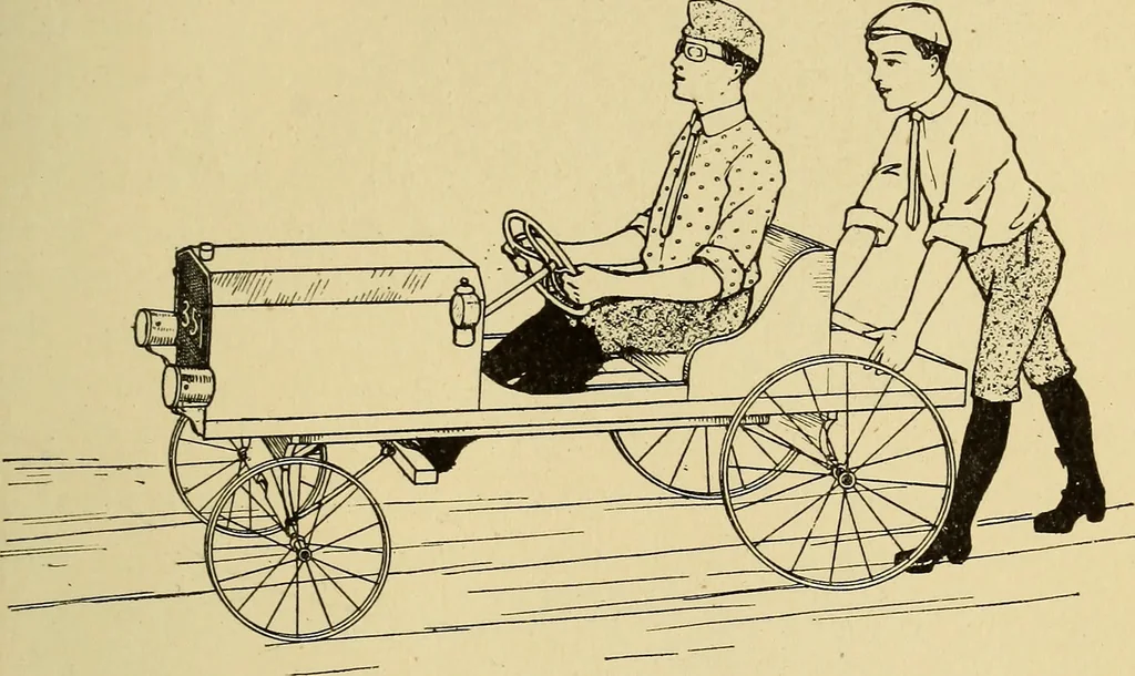 An illustration from Handicraft for handy boys; practical plans for work and play, with many ideas for earning money, 1911, leaf 434
