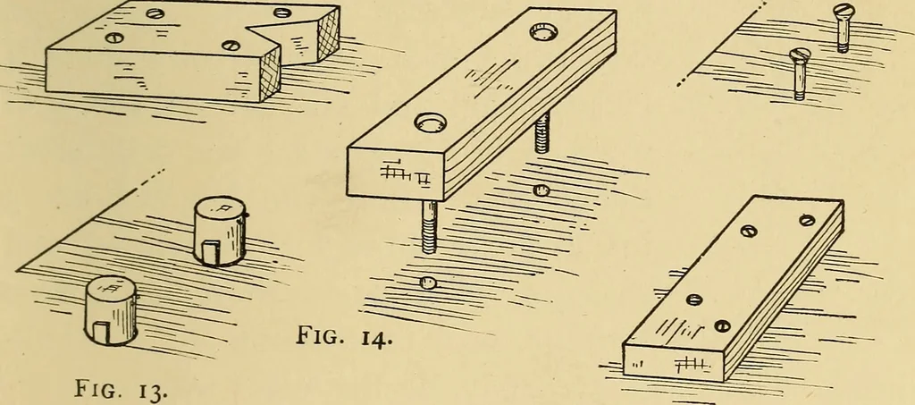 An illustration from Handicraft for handy boys; practical plans for work and play, with many ideas for earning money, 1911, leaf 46