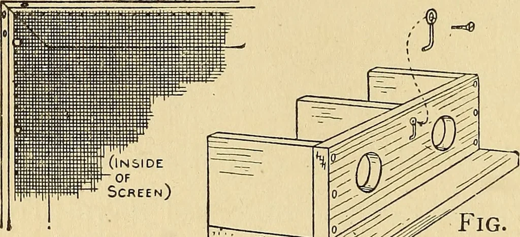 An illustration from Handicraft for handy boys; practical plans for work and play, with many ideas for earning money, 1911, leaf 473