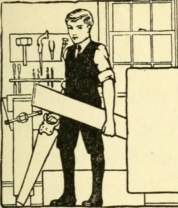 An illustration from Handicraft for handy boys; : practical plans for work and play with many ideas for earning money,, 1911, leaf 103