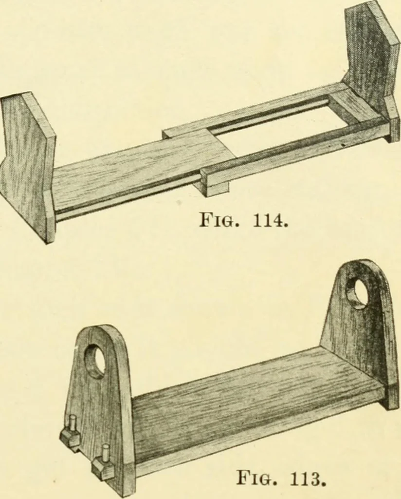 An illustration from Handicraft for handy boys; : practical plans for work and play with many ideas for earning money,, 1911, leaf 135