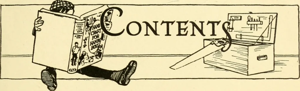 An illustration from Handicraft for handy boys; : practical plans for work and play with many ideas for earning money,, 1911, leaf 15