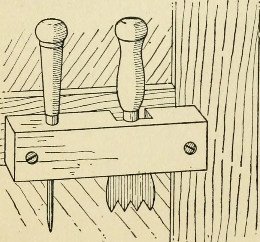 An illustration from Handicraft for handy boys; : practical plans for work and play with many ideas for earning money,, 1911, leaf 186