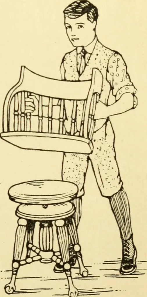 An illustration from Handicraft for handy boys; : practical plans for work and play with many ideas for earning money,, 1911, leaf 201