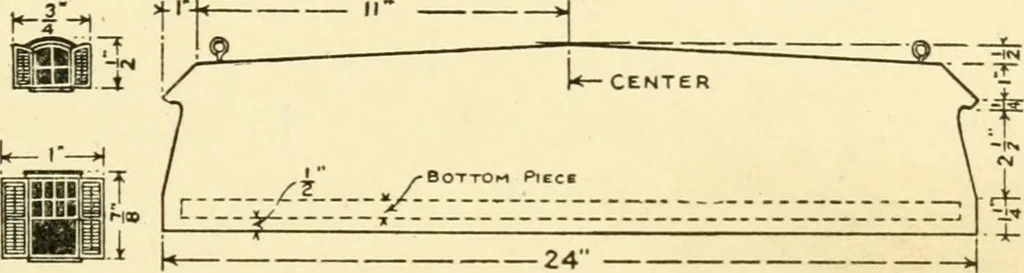 An illustration from Handicraft for handy boys; : practical plans for work and play with many ideas for earning money,, 1911, leaf 235