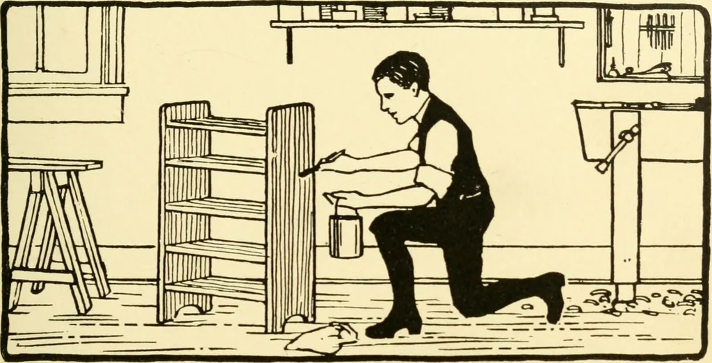 An illustration from Handicraft for handy boys; : practical plans for work and play with many ideas for earning money,, 1911, leaf 27