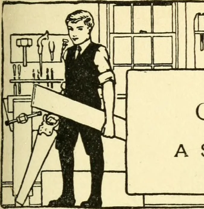 An illustration from Handicraft for handy boys; : practical plans for work and play with many ideas for earning money,, 1911, leaf 329