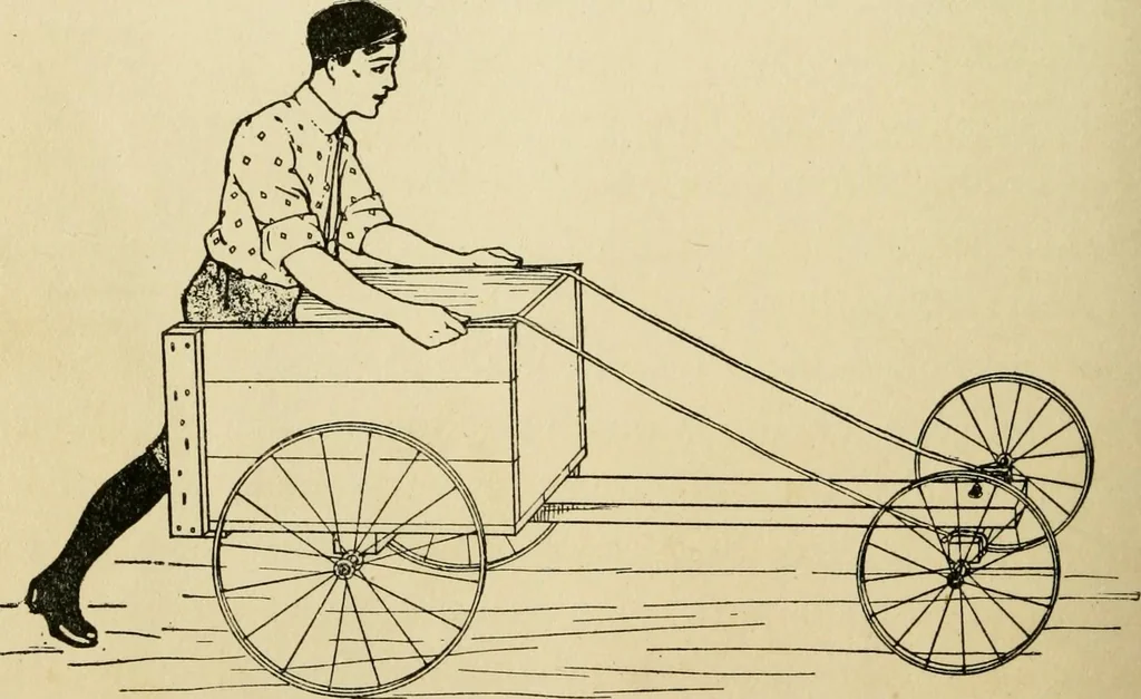 An illustration from Handicraft for handy boys; : practical plans for work and play with many ideas for earning money,, 1911, leaf 434