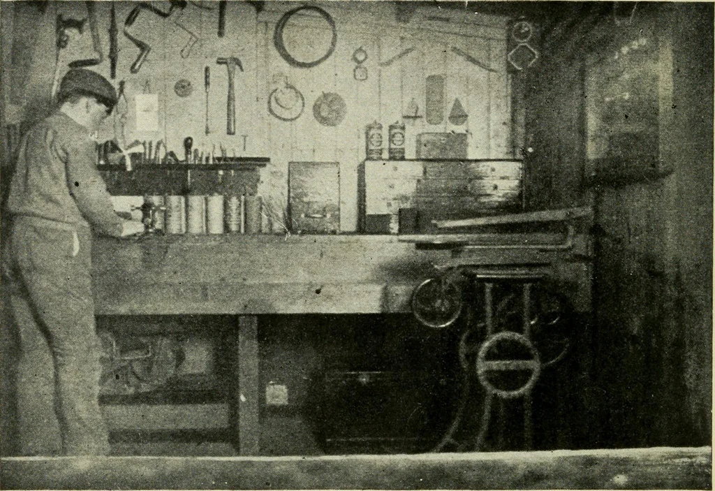An illustration from Handicraft for handy boys; : practical plans for work and play with many ideas for earning money,, 1911, leaf 6