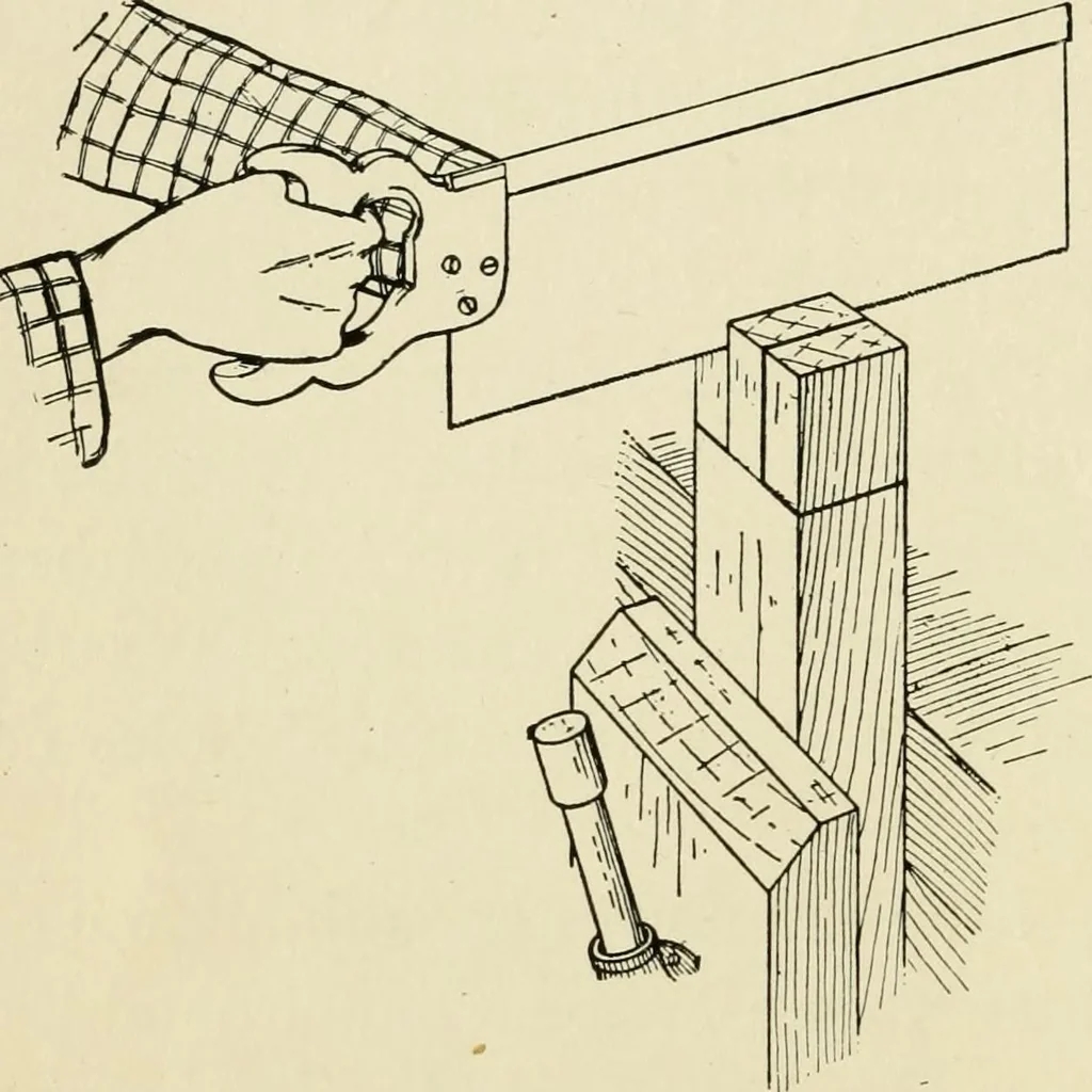 An illustration from Handicraft for handy boys; : practical plans for work and play with many ideas for earning money,, 1911, leaf 92