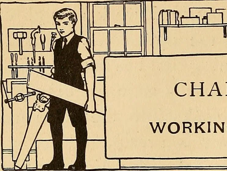 An illustration from Handicraft for handy boys; practical plans for work and play, with many ideas for earning money, 1911, leaf 120