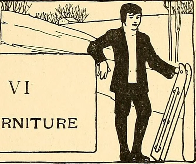An illustration from Handicraft for handy boys; practical plans for work and play, with many ideas for earning money, 1911, leaf 139
