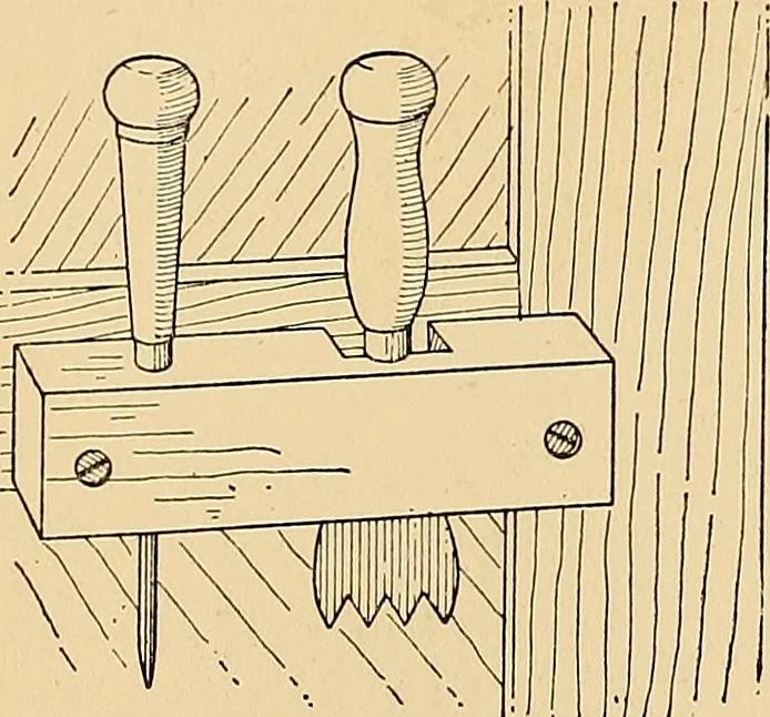 An illustration from Handicraft for handy boys; practical plans for work and play, with many ideas for earning money, 1911, leaf 190