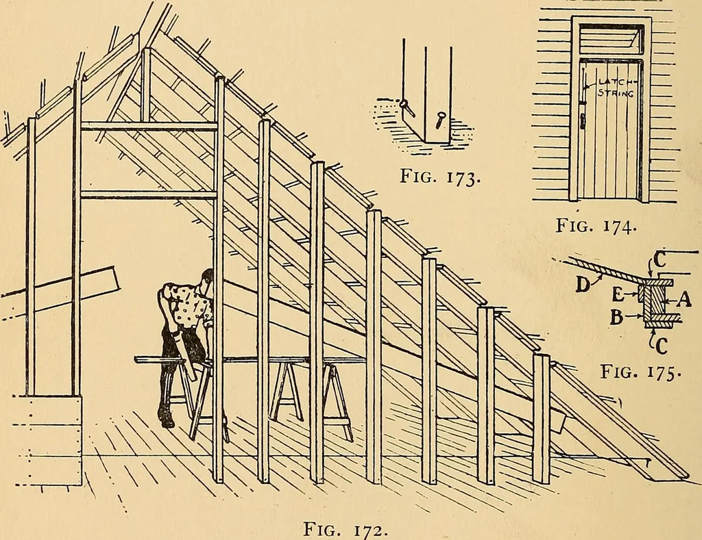 An illustration from Handicraft for handy boys; practical plans for work and play, with many ideas for earning money, 1911, leaf 194