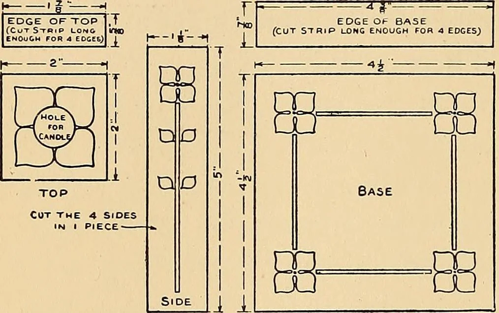 An illustration from Handicraft for handy boys; practical plans for work and play, with many ideas for earning money, 1911, leaf 268