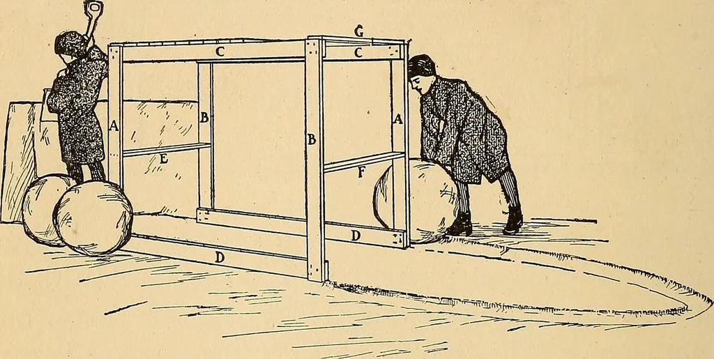 An illustration from Handicraft for handy boys; practical plans for work and play, with many ideas for earning money, 1911, leaf 332