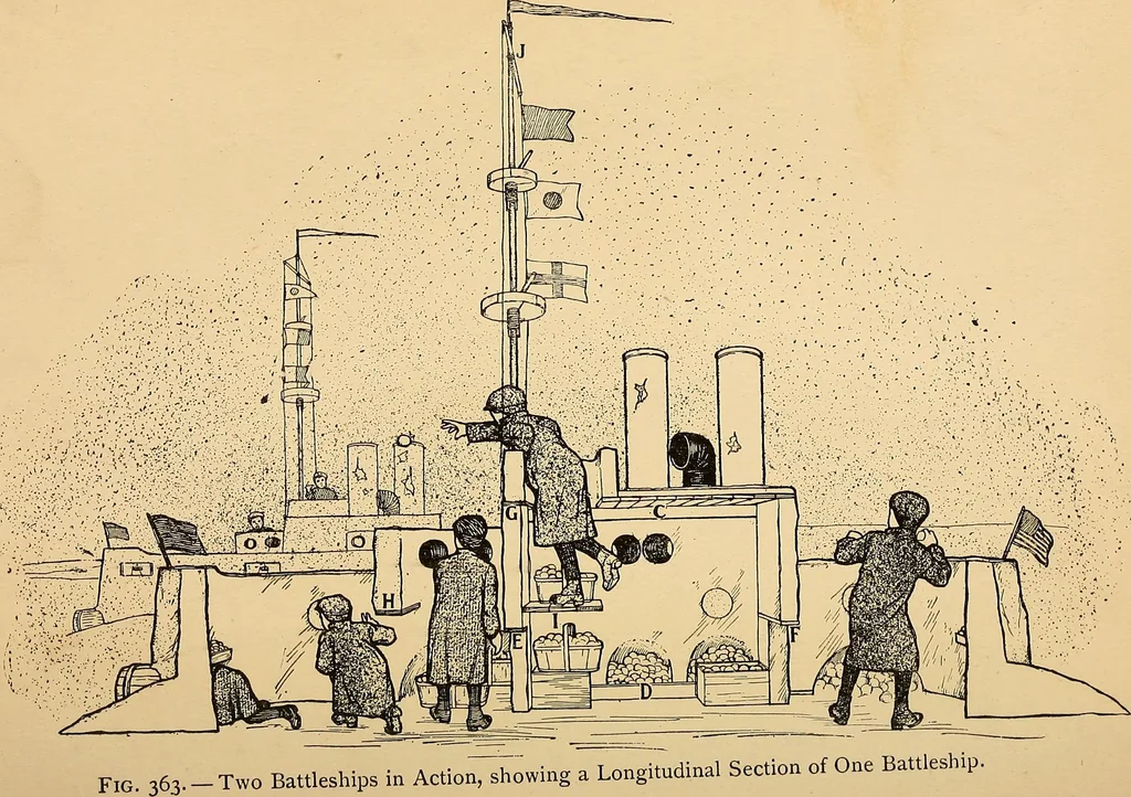 An illustration from Handicraft for handy boys; practical plans for work and play, with many ideas for earning money, 1911, leaf 336