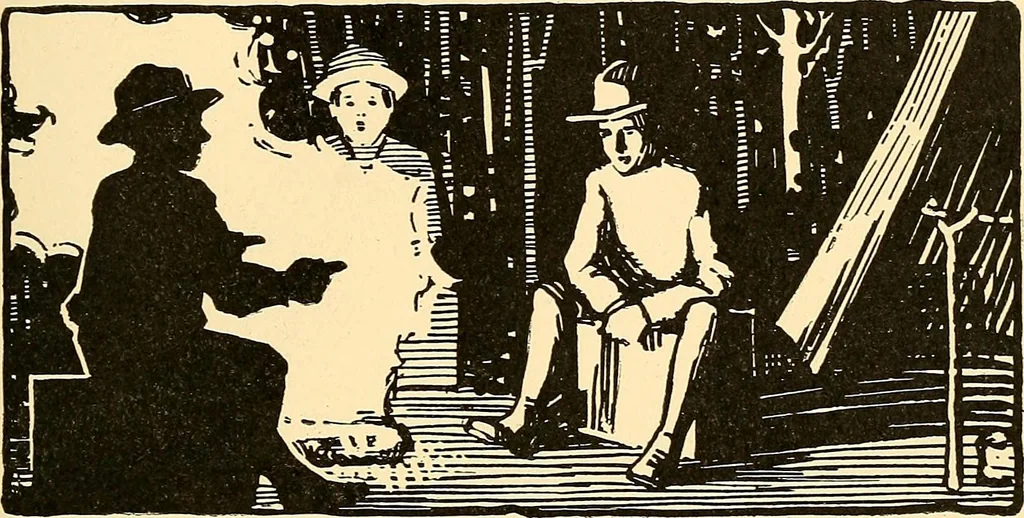 An illustration from Handicraft for handy boys; practical plans for work and play, with many ideas for earning money, 1911, leaf 353