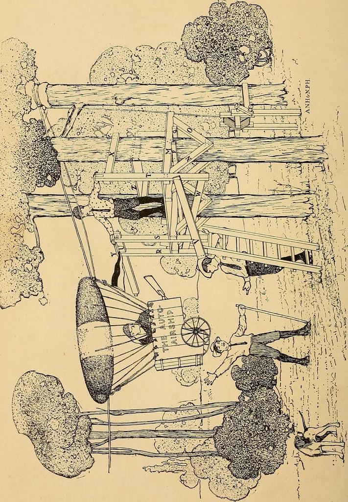 An illustration from Handicraft for handy boys; practical plans for work and play, with many ideas for earning money, 1911, leaf 388