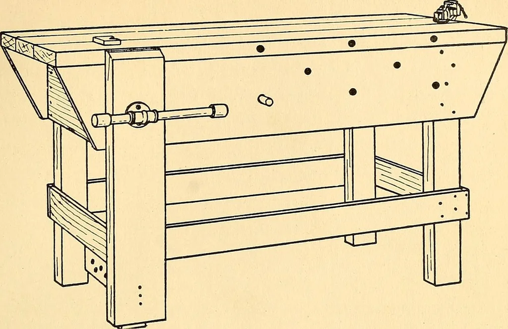 An illustration from Handicraft for handy boys; practical plans for work and play, with many ideas for earning money, 1911, leaf 39