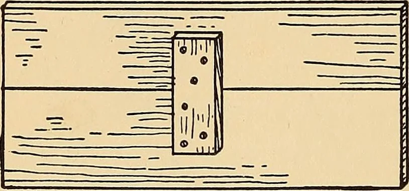 An illustration from Handicraft for handy boys; practical plans for work and play, with many ideas for earning money, 1911, leaf 420