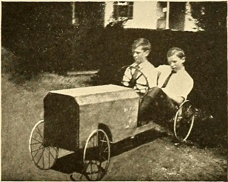 An illustration from Handicraft for handy boys; practical plans for work and play, with many ideas for earning money, 1911, leaf 431