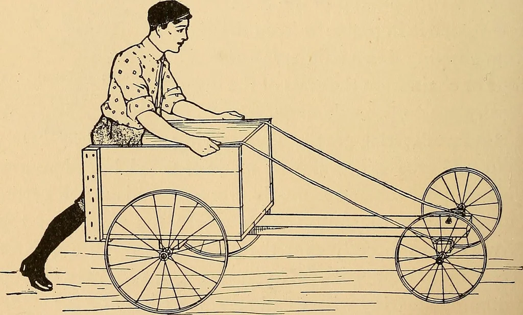 An illustration from Handicraft for handy boys; practical plans for work and play, with many ideas for earning money, 1911, leaf 446
