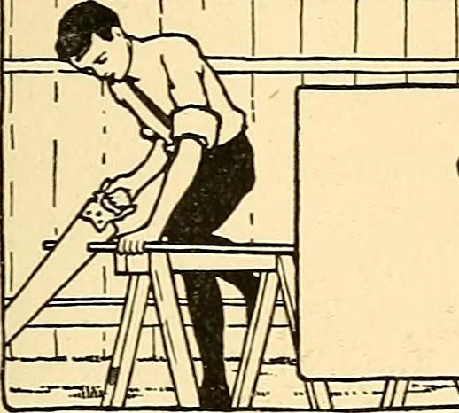 An illustration from Handicraft for handy boys; practical plans for work and play, with many ideas for earning money, 1911, leaf 449