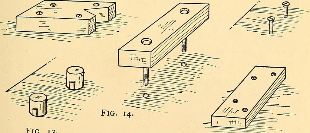 An illustration from Handicraft for handy boys; practical plans for work and play, with many ideas for earning money, 1911, leaf 45