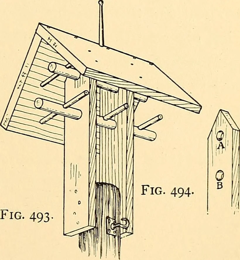 An illustration from Handicraft for handy boys; practical plans for work and play, with many ideas for earning money, 1911, leaf 459