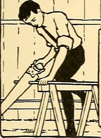 An illustration from Handicraft for handy boys; practical plans for work and play, with many ideas for earning money, 1911, leaf 461