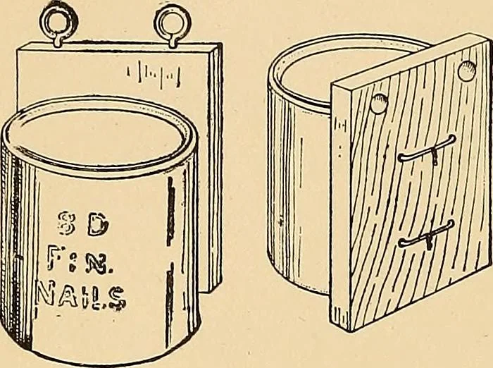 An illustration from Handicraft for handy boys; practical plans for work and play, with many ideas for earning money, 1911, leaf 70