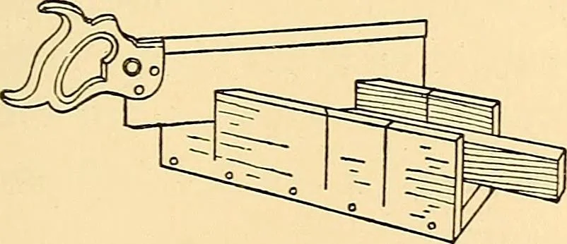 An illustration from Handicraft for handy boys; practical plans for work and play, with many ideas for earning money, 1911, leaf 73