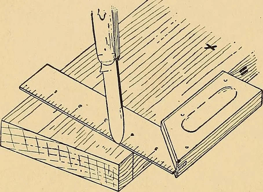 An illustration from Handicraft for handy boys; practical plans for work and play, with many ideas for earning money, 1911, leaf 86