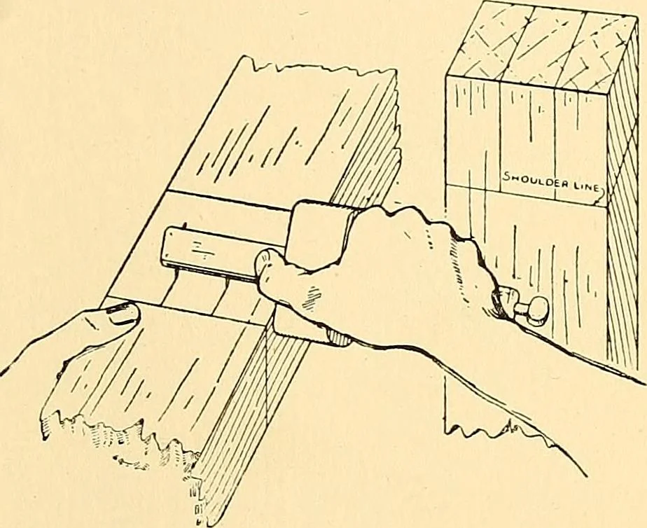 An illustration from Handicraft for handy boys; practical plans for work and play, with many ideas for earning money, 1911, leaf 95