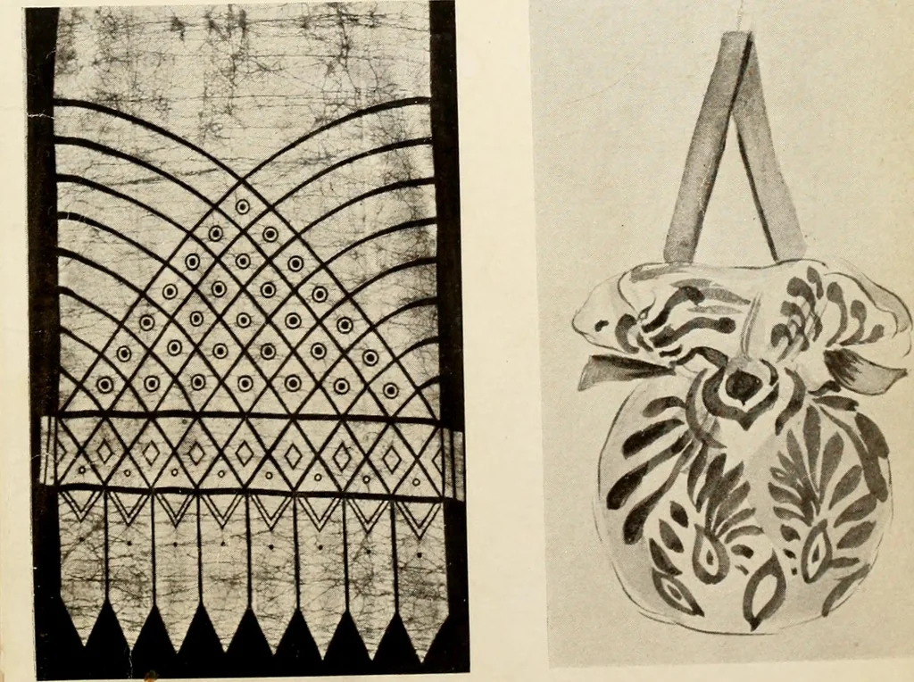 An illustration from Handicrafts in the home, 1910, leaf 121