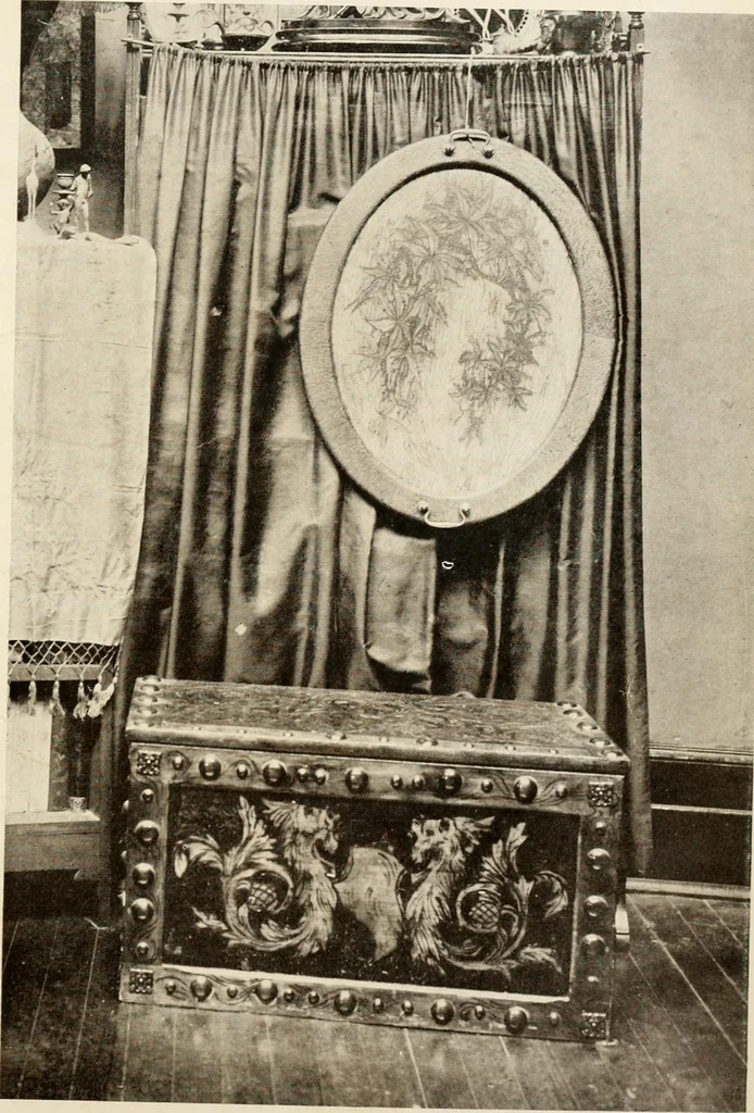 An illustration from Handicrafts in the home, 1910, leaf 153